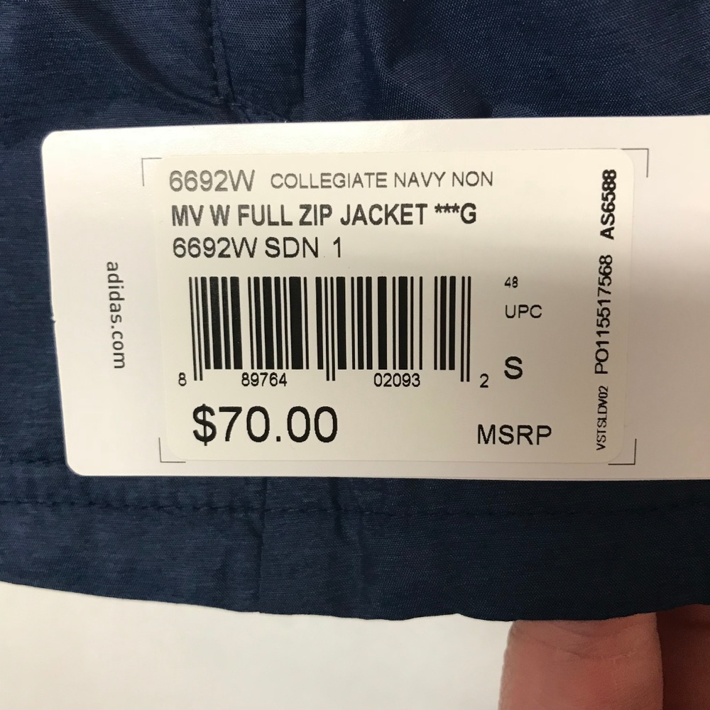 Adidas Women's Modern Varsity Woven Jacket NWT - Picture 8 of 8